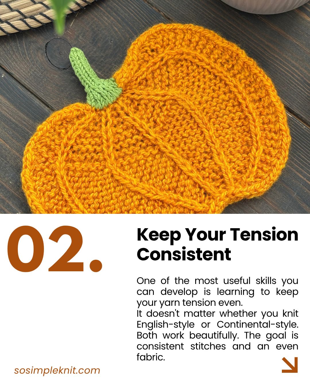 Knitting tips: Keep Your Tension Consistent