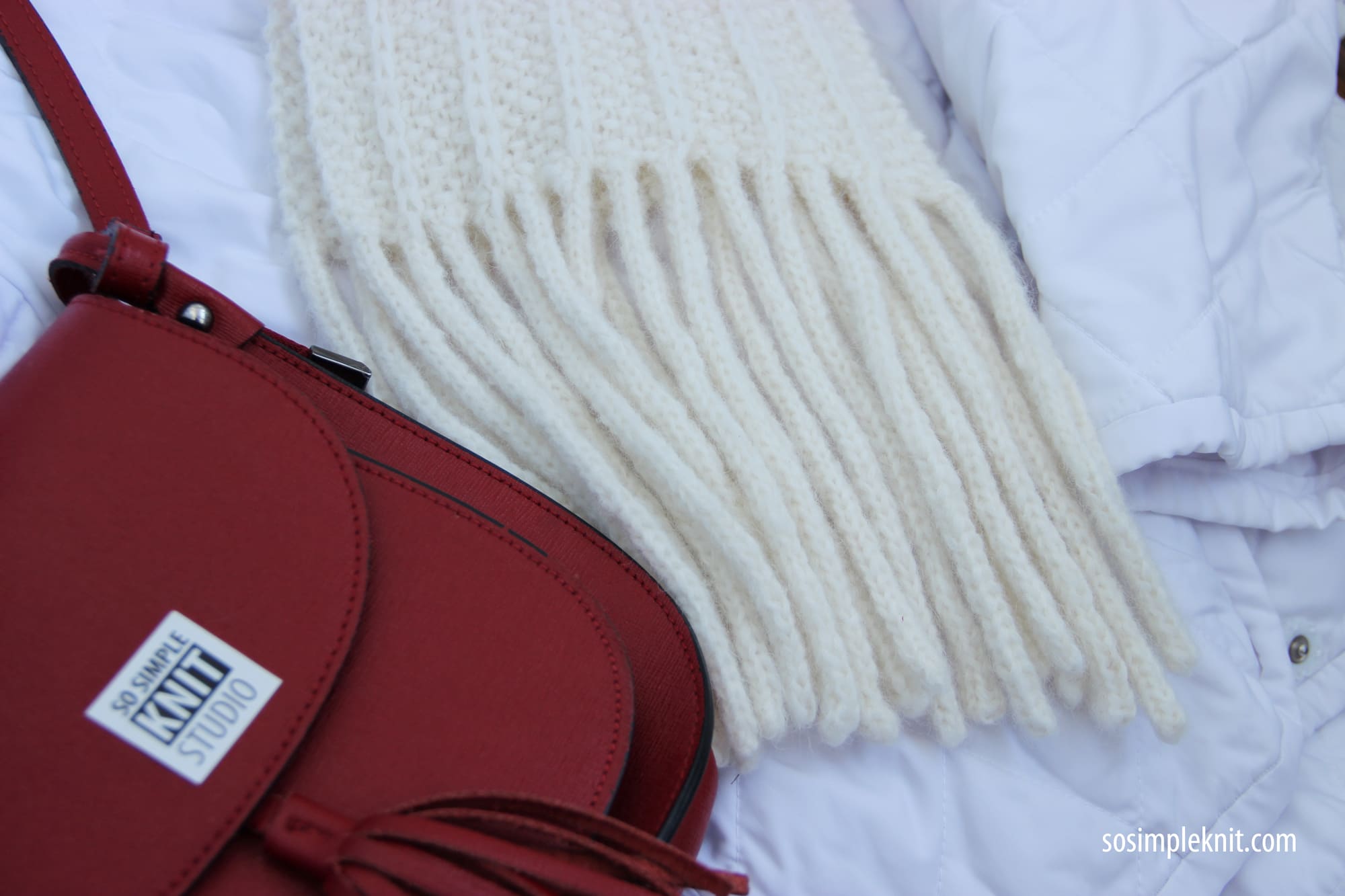 Air Scarf Tassels | Sosimpleknit.com