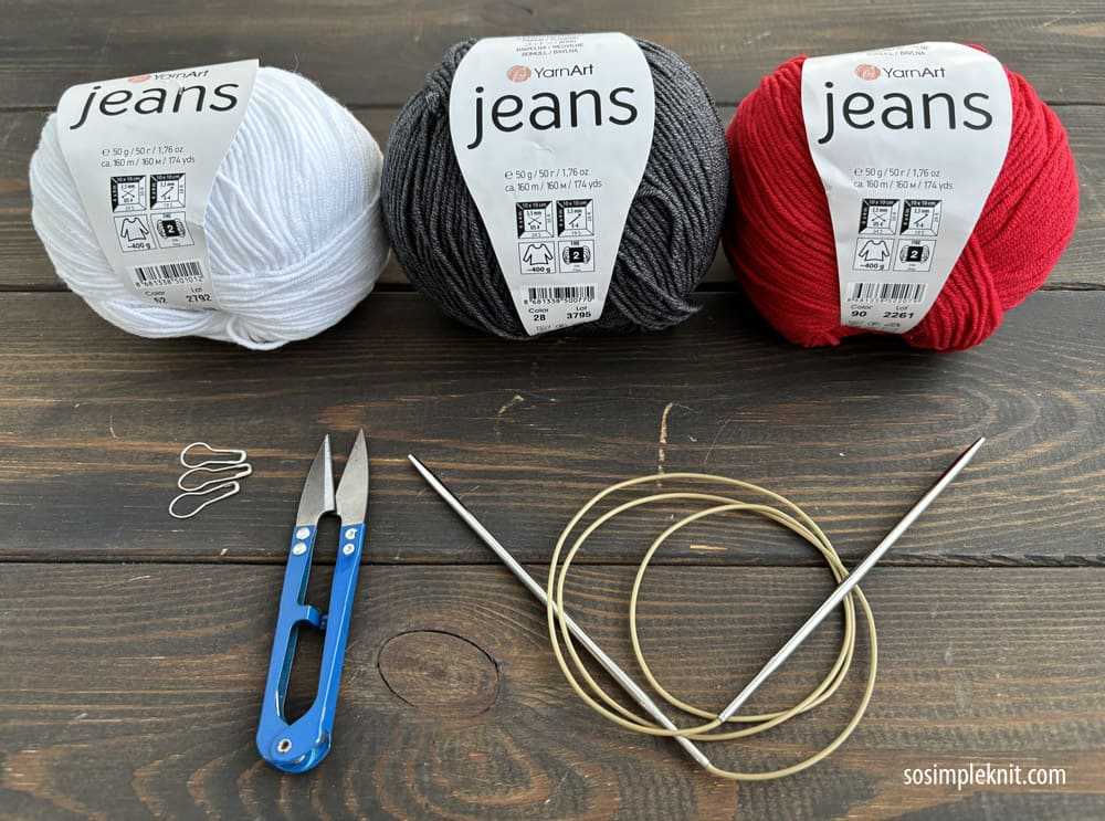 chicken towel knitting pattern for easter tools and materials