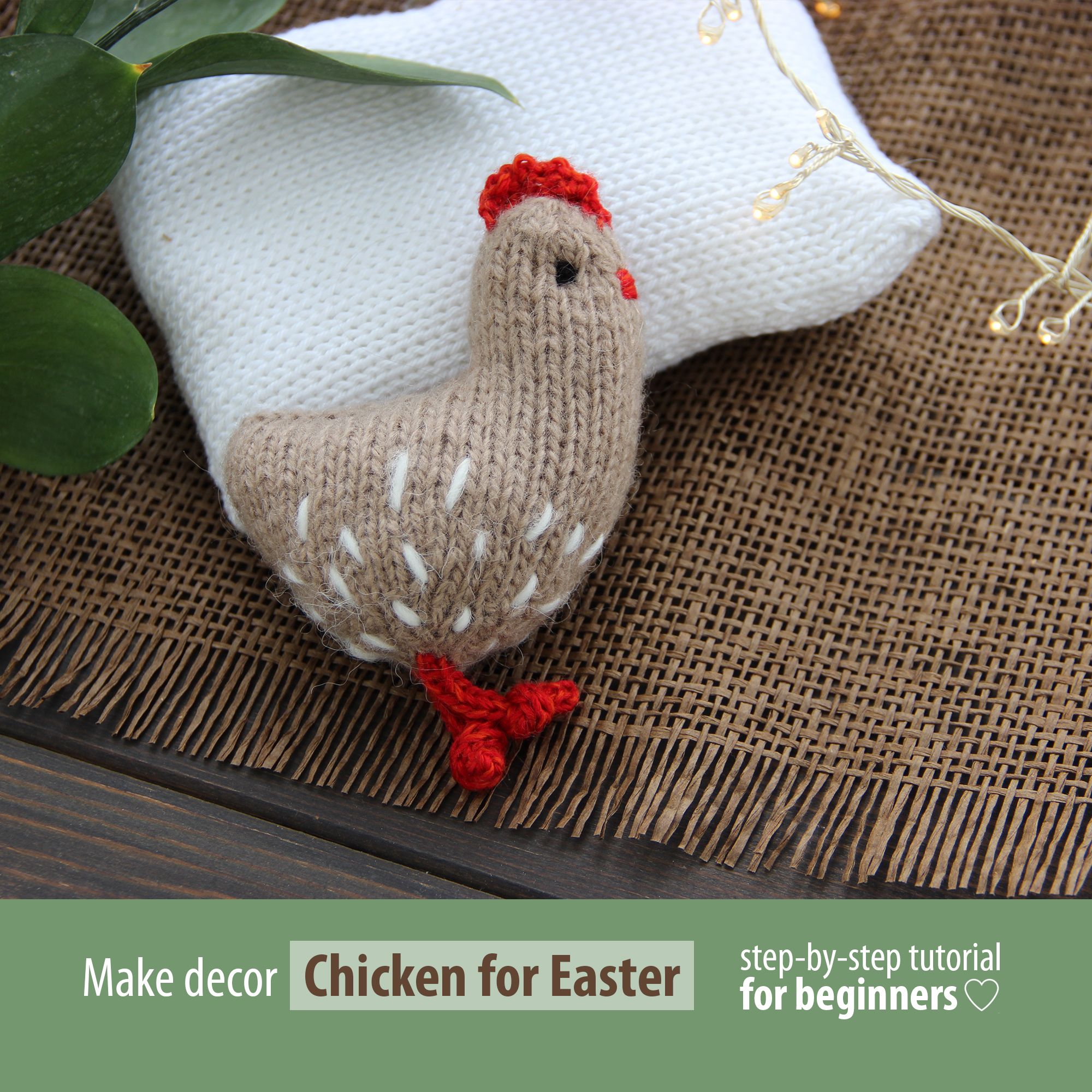 Chicken Knitting Pattern