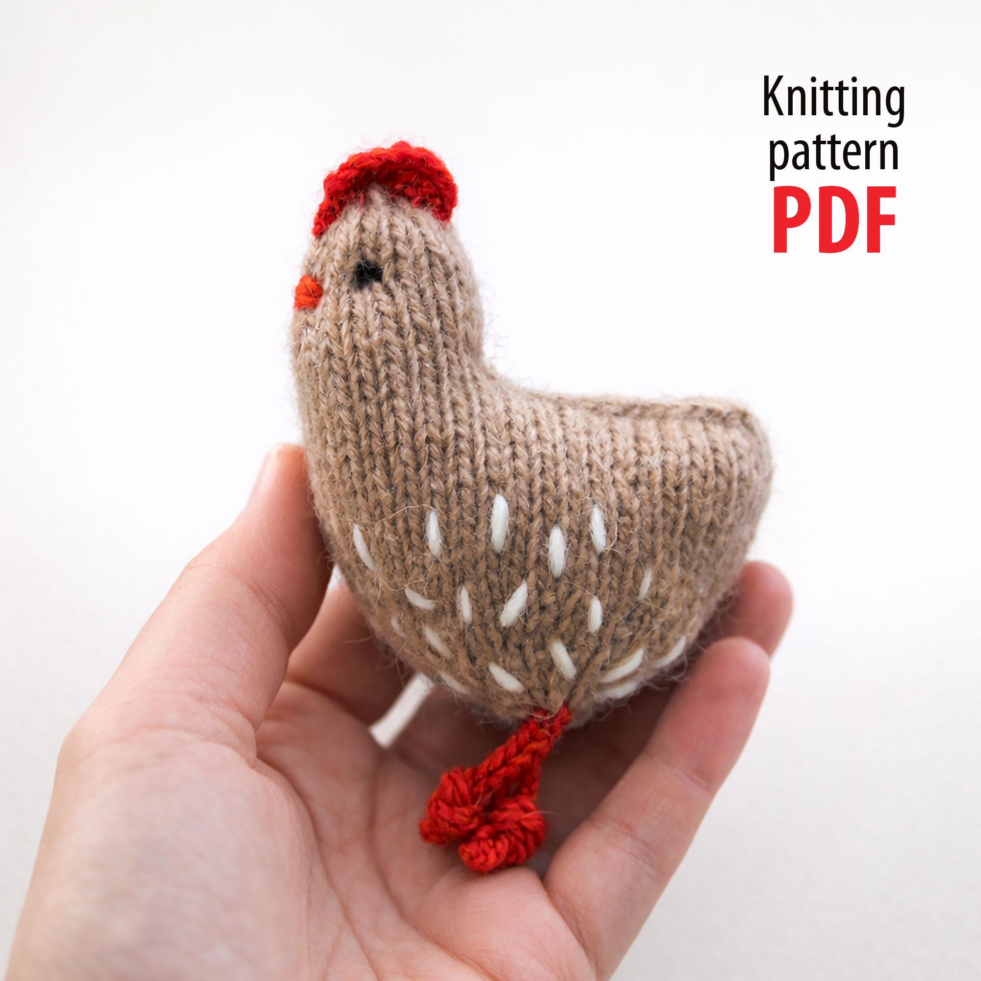 Chicken Knitting Pattern
