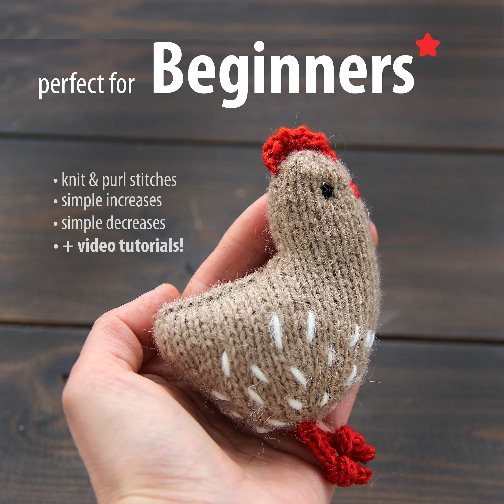 Chicken Knitting Pattern