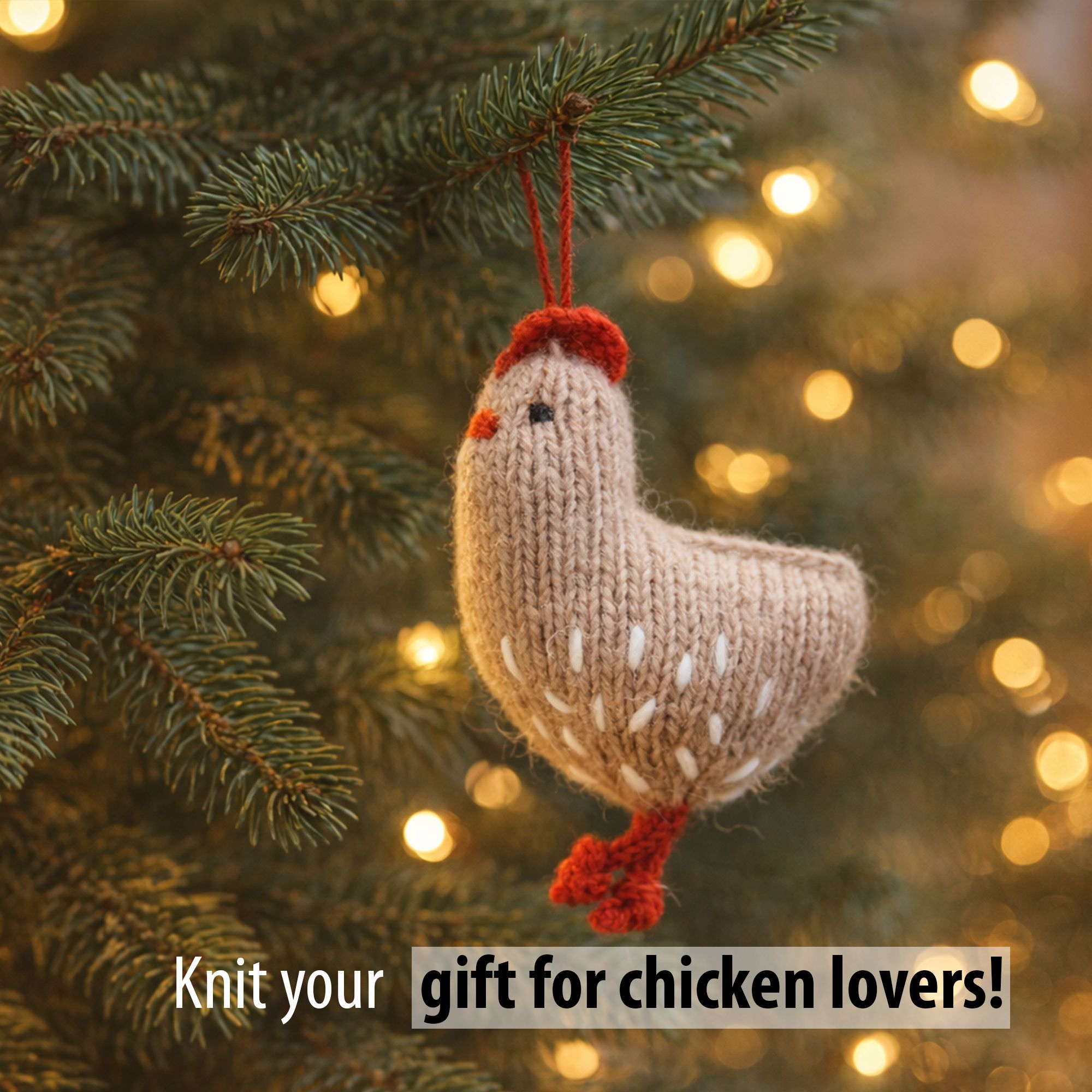 Chicken Knitting Pattern