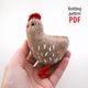 Chicken Knitting Pattern