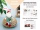 Christmas Gnome Knitting Pattern: Scandinavian Nisse Tomte Toy