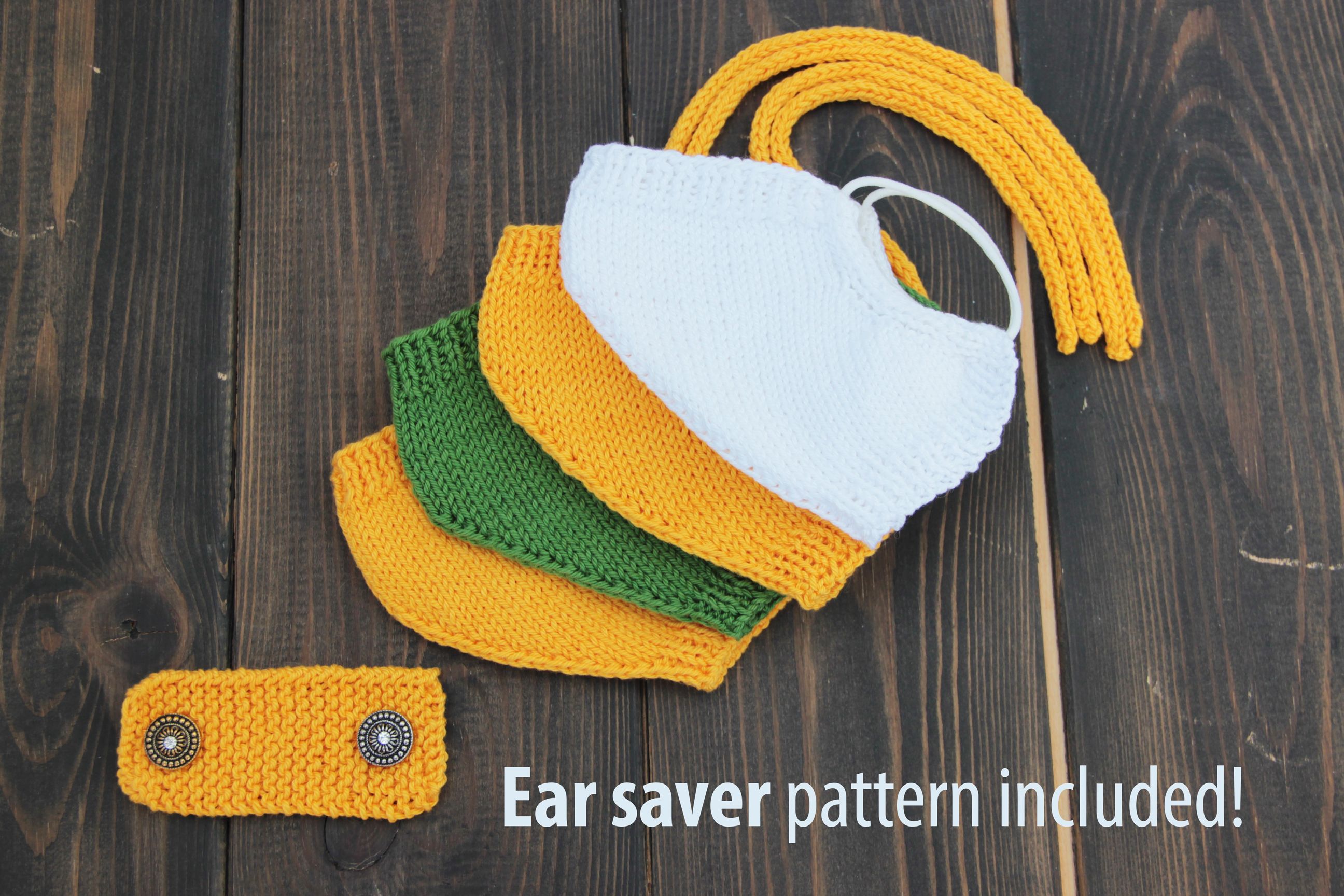 Face Mask Knitting Pattern: Reusable Adult & Child Sizes