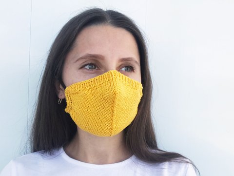 Face Mask Knitting Pattern: Reusable Adult & Child Sizes
