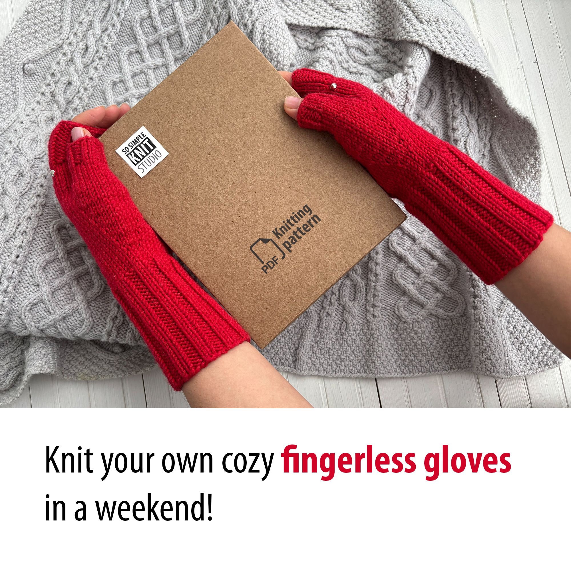 Fingerless Gloves for Women Knitting Pattern