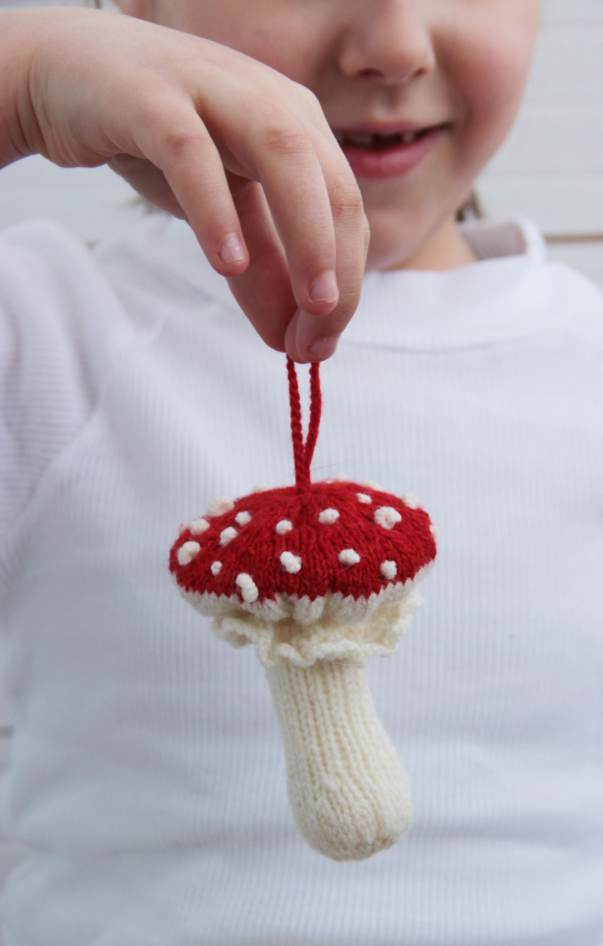 Fly Agaric Mushroom Amanita Muscaria Knitting Pattern