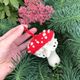 Fly Agaric Mushroom Amanita Muscaria Knitting Pattern