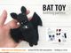 Halloween Bat Toy Knitting Pattern