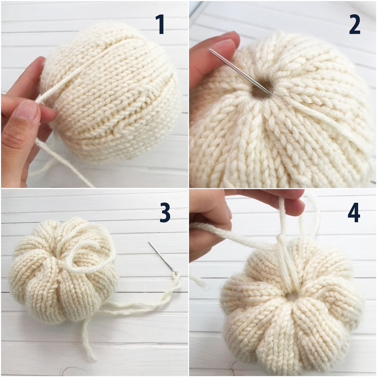 Halloween Pumpkin Knitting Pattern