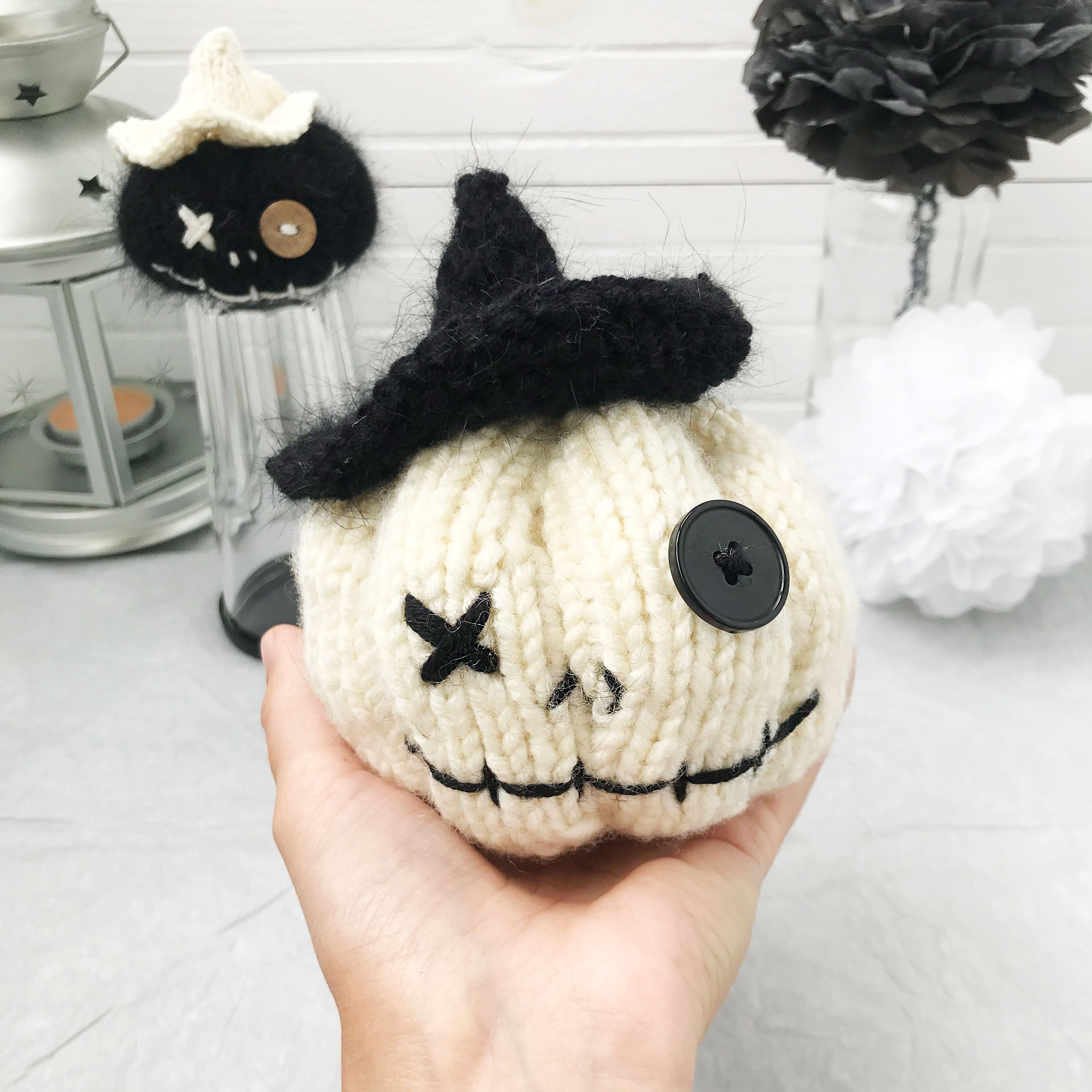 Halloween Pumpkin Knitting Pattern