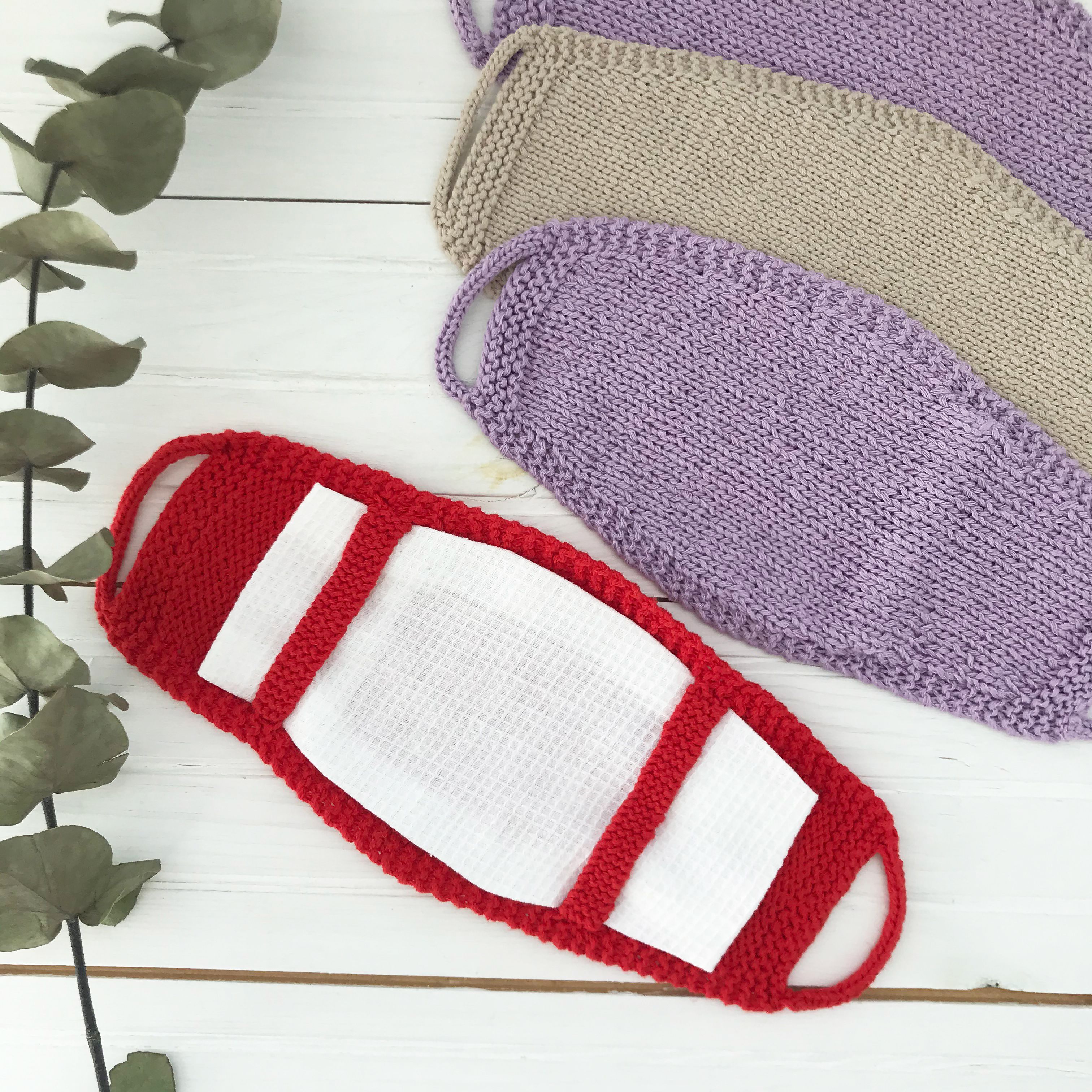 Knit Face Mask Pattern – Washable, Reusable, Kids & Adults