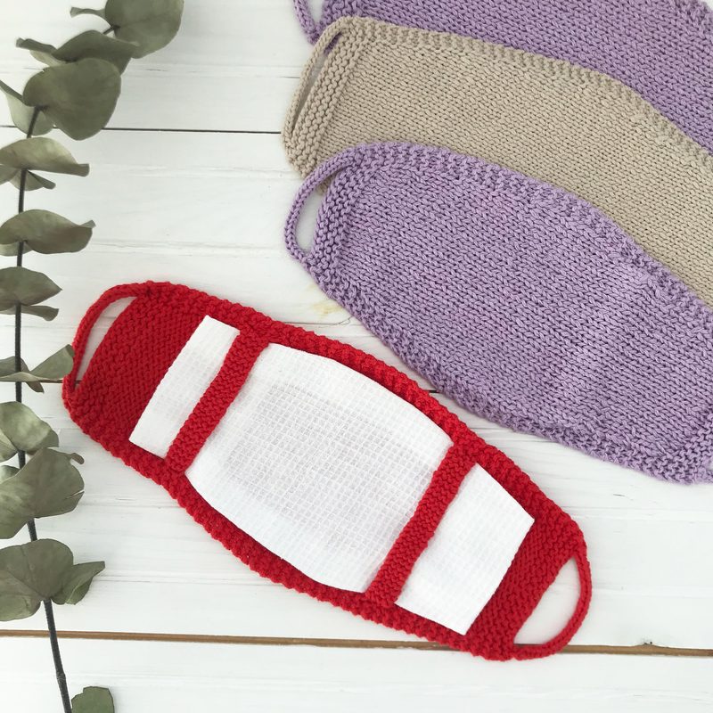 Knit Face Mask Pattern – Washable, Reusable, Kids & Adults