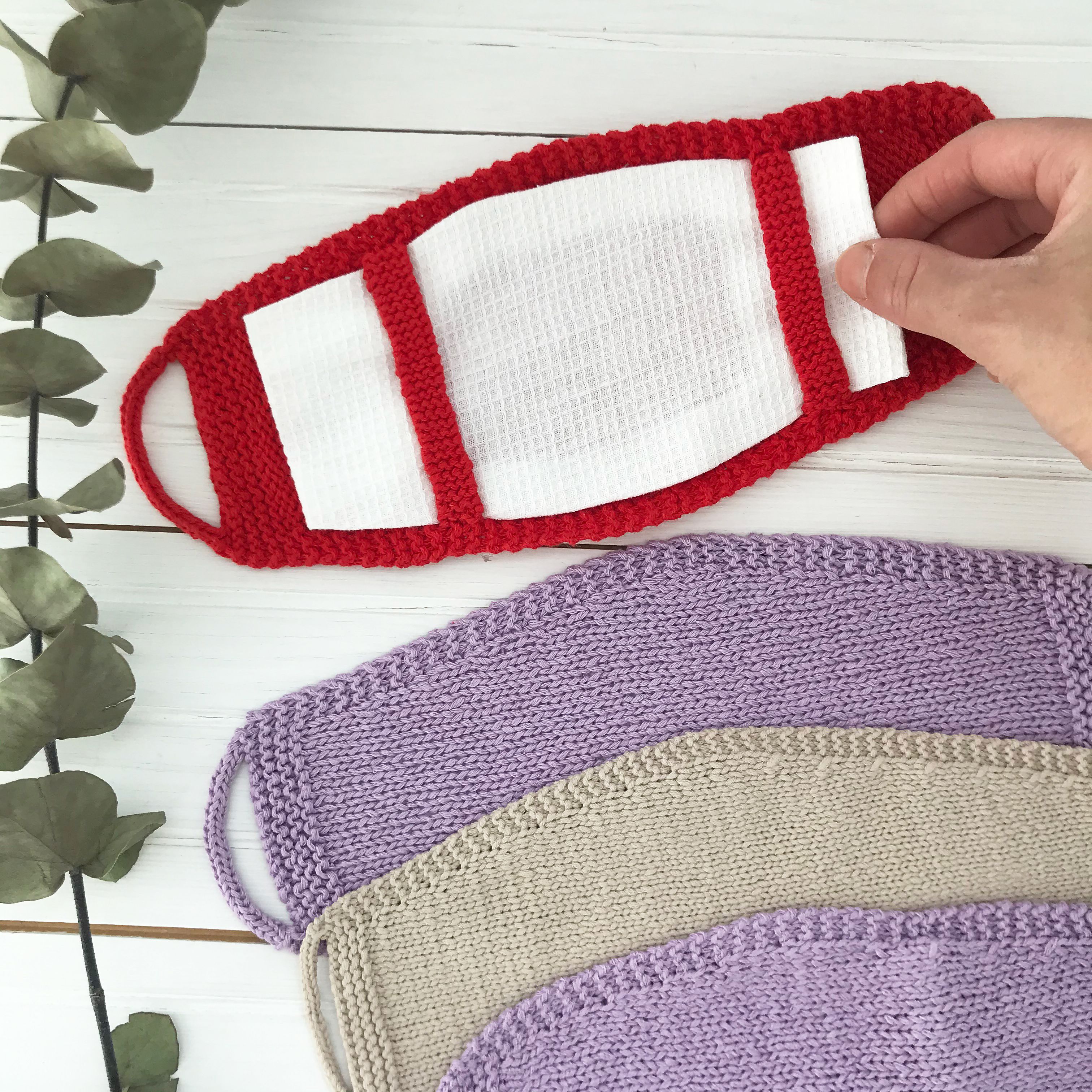 Knit Face Mask Pattern – Washable, Reusable, Kids & Adults