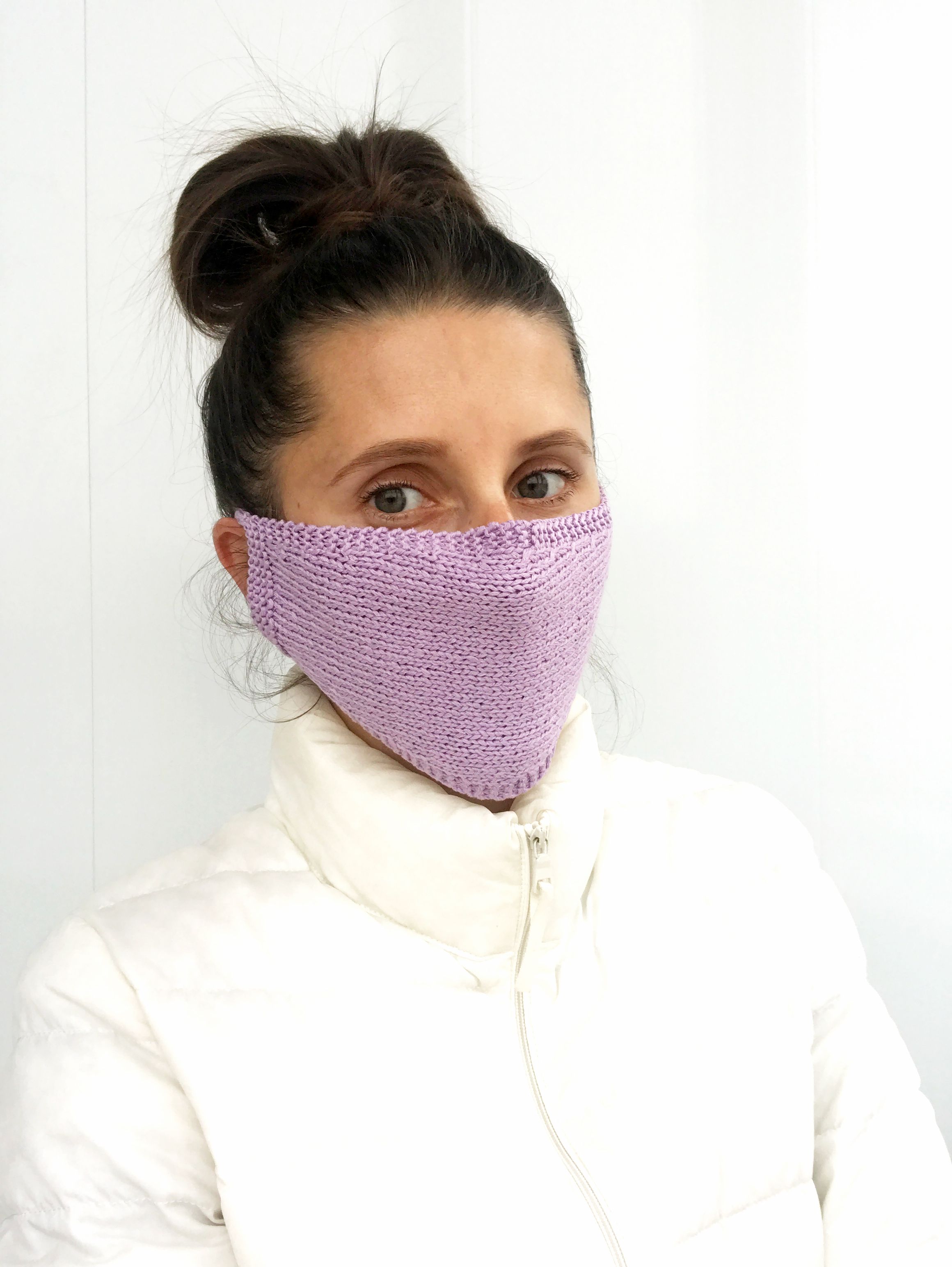 Knit Face Mask Pattern – Washable, Reusable, Kids & Adults