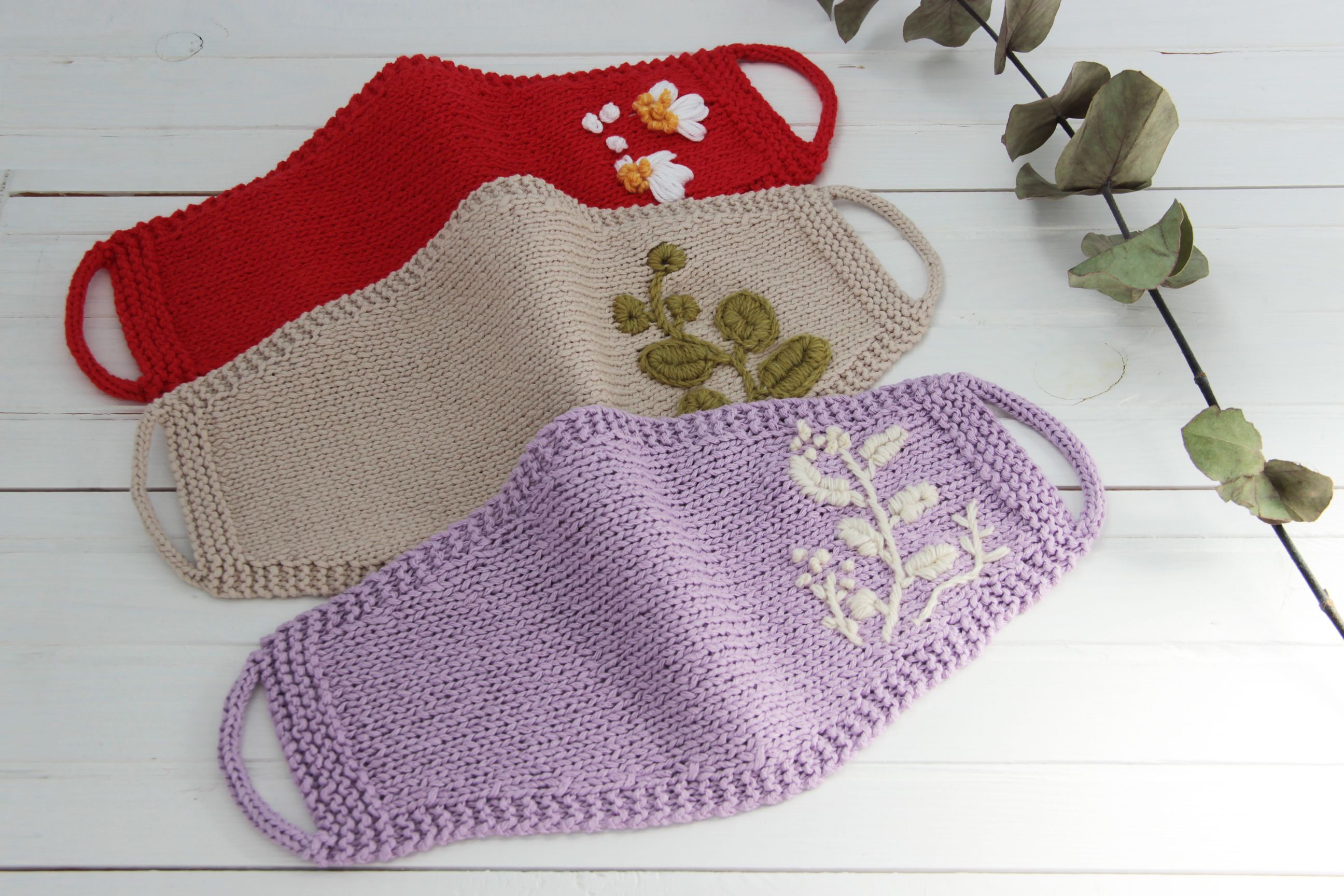 Knit Face Mask Pattern – Washable, Reusable, Kids & Adults