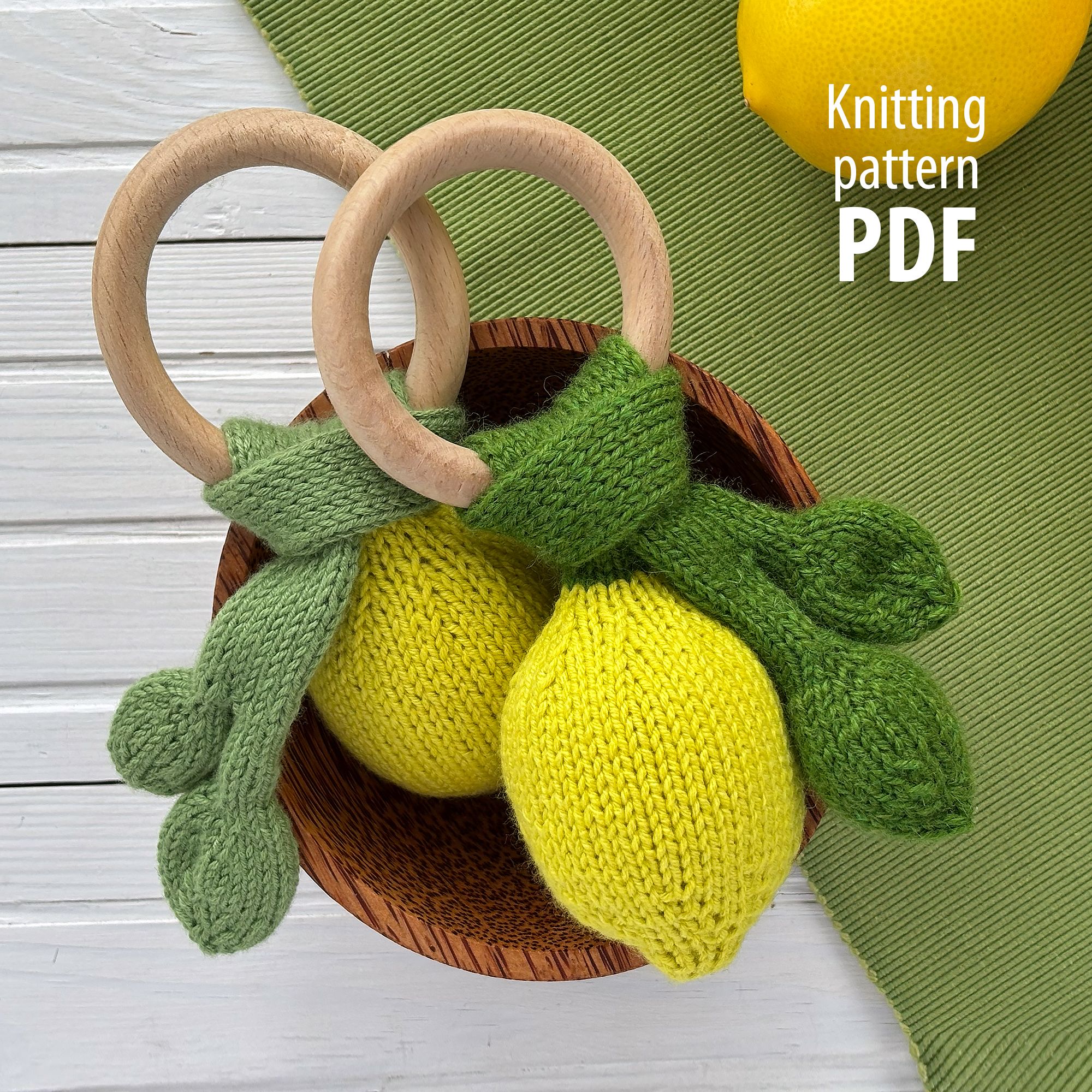 Lemon Rattle Knitting Pattern