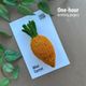 Mini Carrot Knitting Pattern